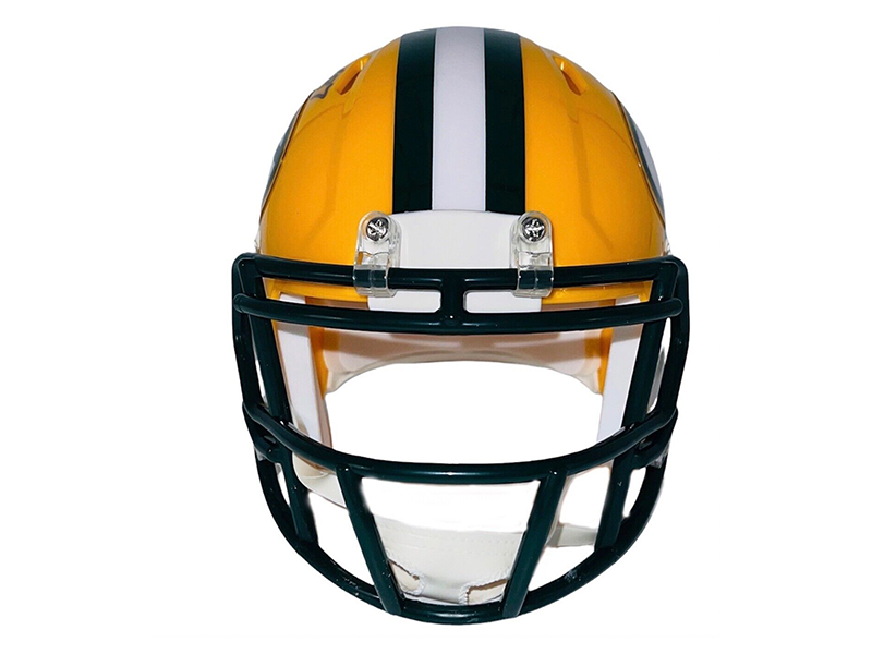 Jordy Nelson Signed Green Bay Packers Mini Speed Football Helmet JSA