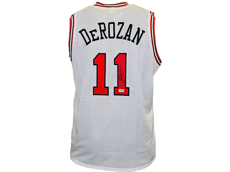 DeMar DeRozan Autographed ProStyle White Chicago Basketball Jersey Beckett