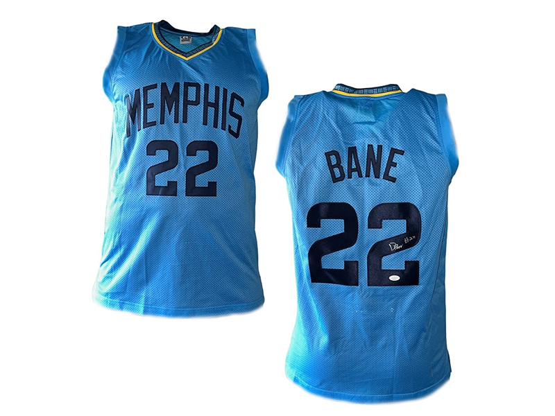 Desmond Bane Autographed Memphis  Basketball jersey (JSA)