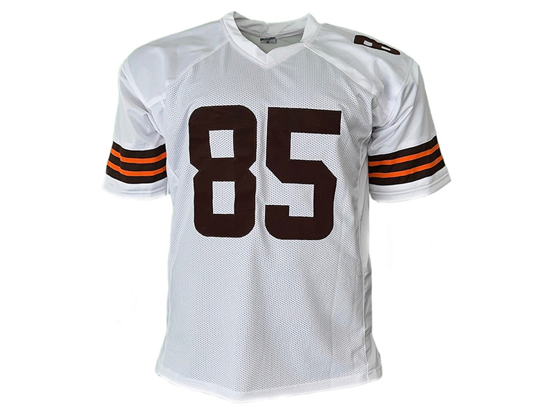 David Njoku Autographed Cleveland White Football Jersey (JSA)
