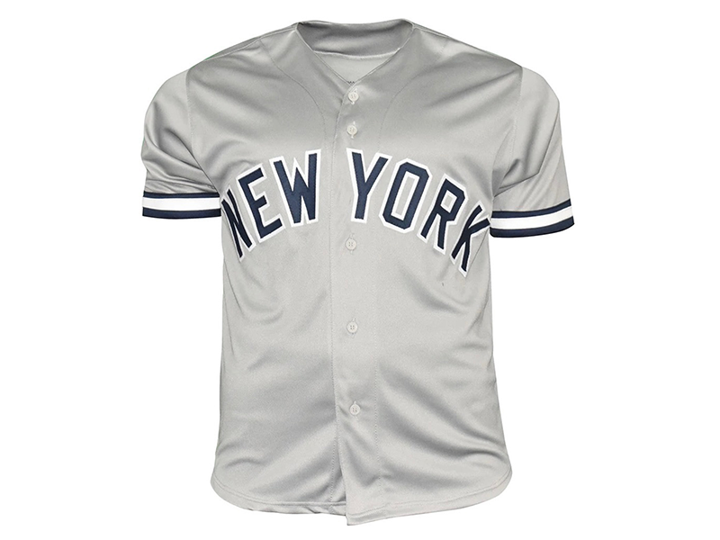 Joe Torre Autographed New York Pro-Style Gray Baseball Jersey JSA