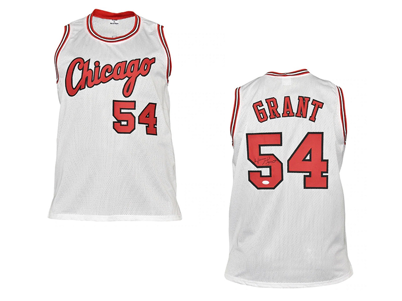 Horace Grant Autographed Pro Style Chicago White Custom Jersey JSA