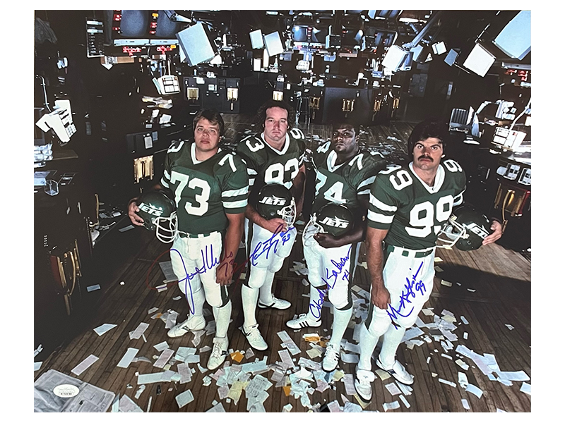 The Sack Exchange New York Jets Autograph 16x20 Photo (JSA)