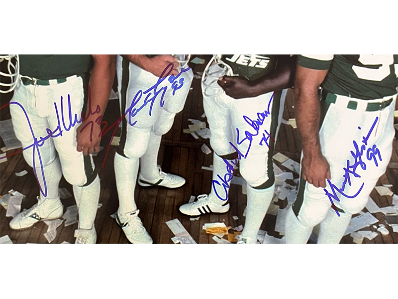 The Sack Exchange New York Jets Autograph 16x20 Photo (JSA)