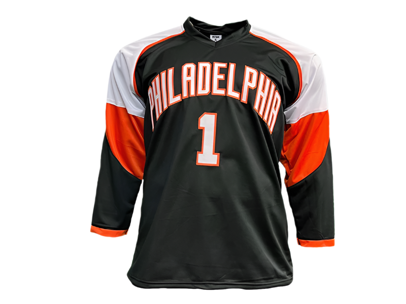 Bernie Parent Autographed Black Philadelphia Hockey Jersey (JSA)