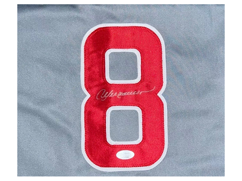 Andre Dawson Autographed Chicago Gray Baseball Jersey (JSA)