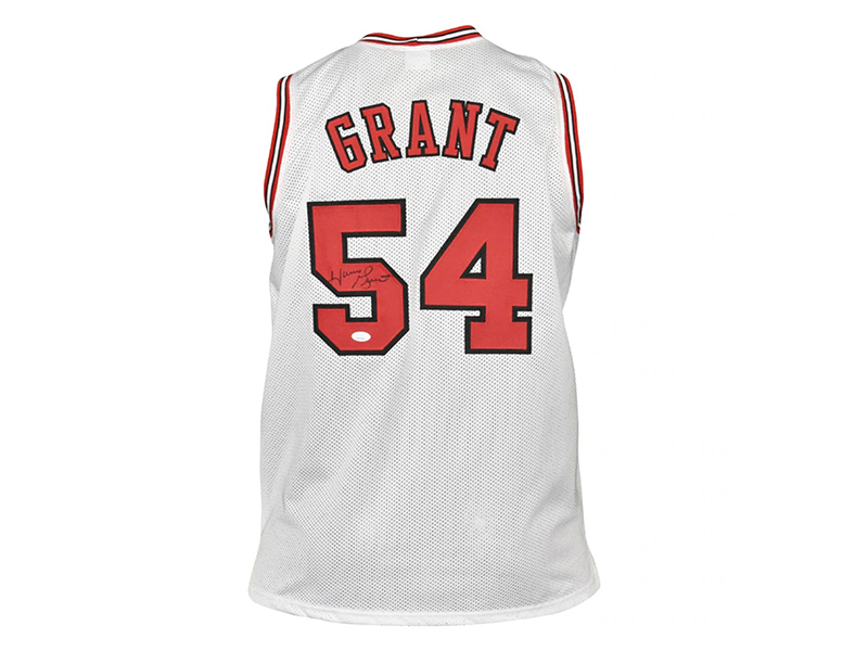 Horace Grant Autographed Pro Style Chicago White Custom Jersey JSA