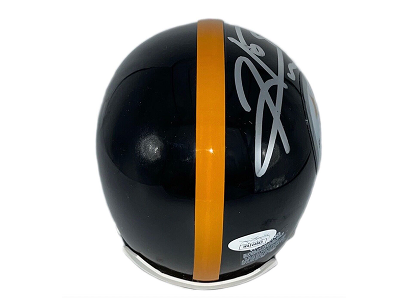 Hines Ward Autographed Pittsburgh Steelers Mini Football Helmet (JSA)