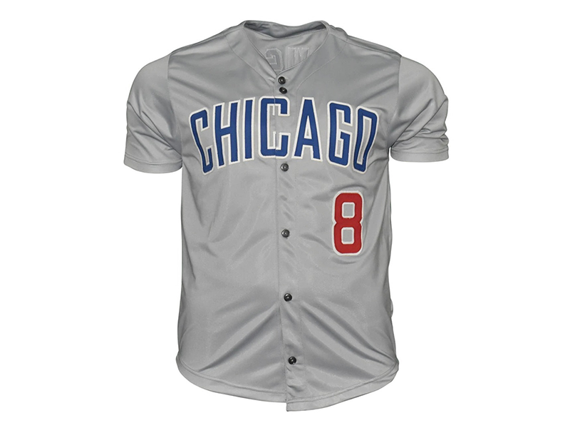 Andre Dawson Autographed Pro Style Chicago Gray Baseball Jersey (JSA)