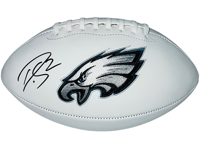 Darius Slay Jr. Autographed Philadelphia Eagles Logo Football (Beckett)