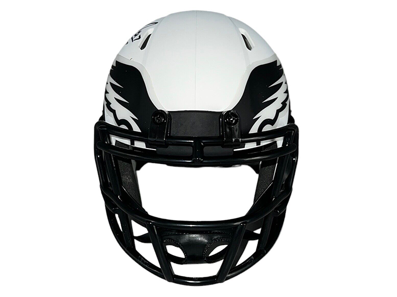 Nakobe Dean Philadelphia Eagles Autographed Lunar Mini Helmet (JSA)