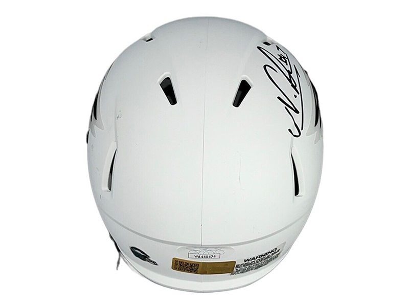 Nakobe Dean Philadelphia Eagles Autographed Lunar Mini Helmet (JSA)