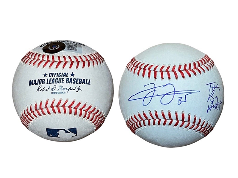 Frank Thomas Autographed Official Major League Baseball (Beckett) The Big Hurts