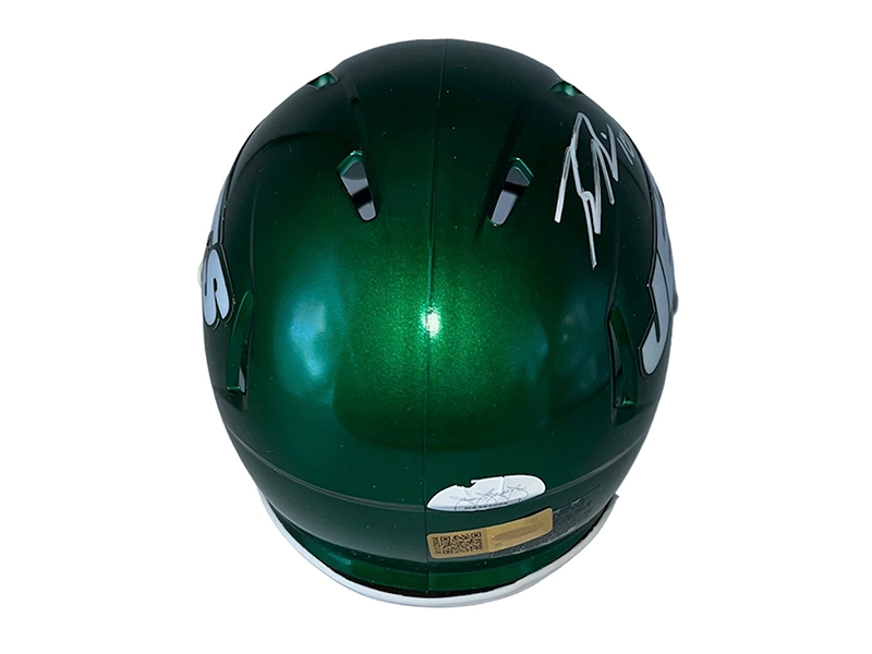 Braxton Berrios Signed New York Jets Speed Mini Helmet (JSA)