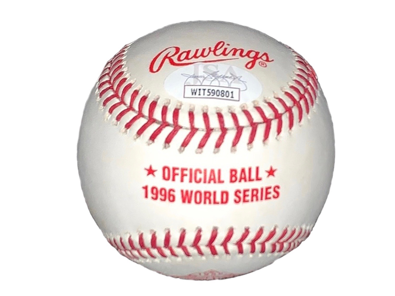 Joe Torre Signed Rawlings Official MLB 1996 World Series Baseball (JSA — RSA