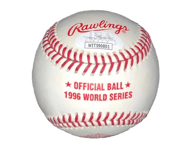 Joe Torre 1996 World Series Autographed Official Rawlings Baseball JSA