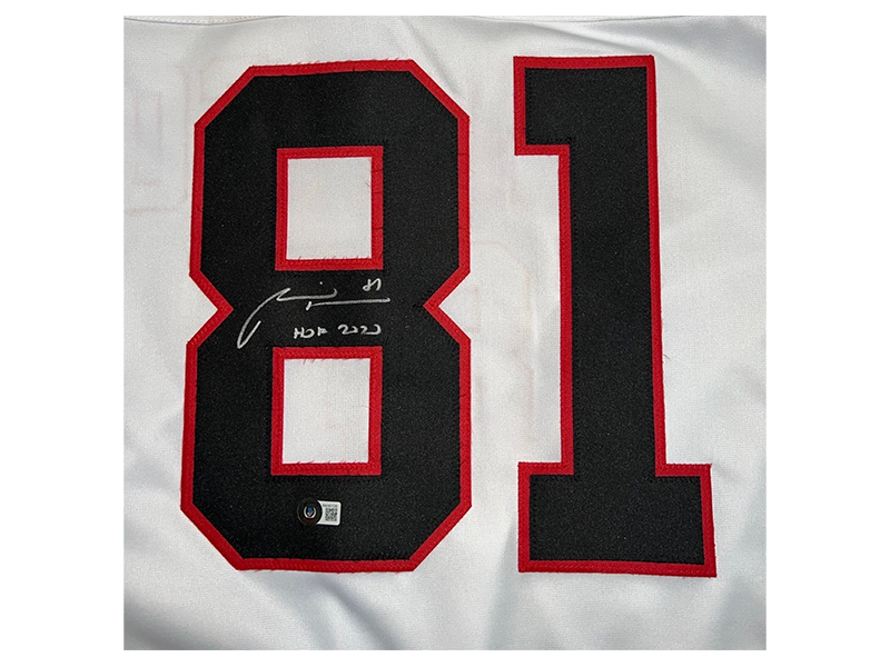 Marián Hossa “HOF-2020” Insc Autographed White Chicago  Hockey Jersey Beckett