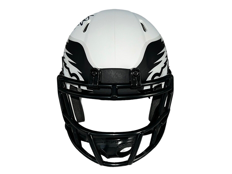 Miles Sanders Philadelphia Eagles Autographed Lunar Mini Helmet (JSA)
