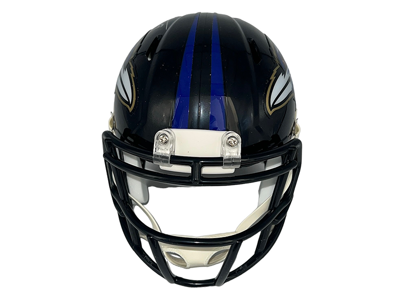 Justin Tucker Autographed Baltimore Ravens Speed Mini Football Helmet (Beckett)