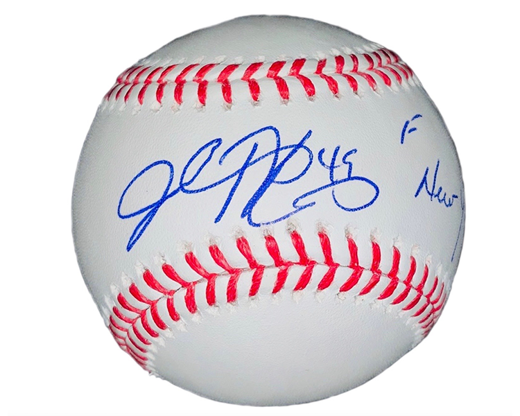 John Rocker Autographed "F New York” Inscription Rawlings MLB baseball (JSA)