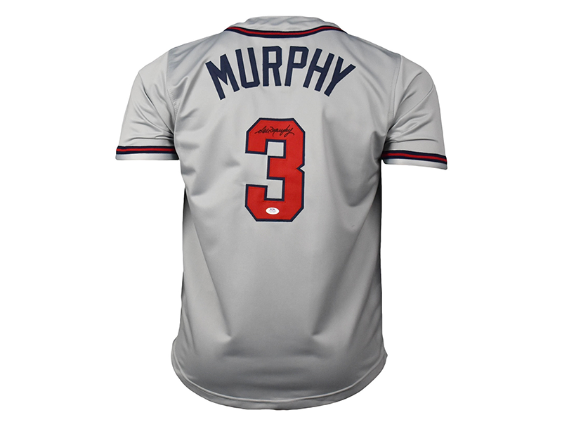 Dale Murphy Autographed Atlanta Pro-Style Gray Baseball Jersey (JSA)