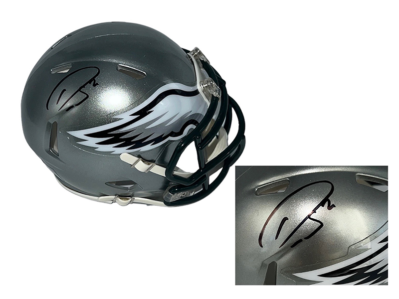 Darius Slay Jr Signed Philadelphia Eagles Flash Mini Football Helmet (Beckett)