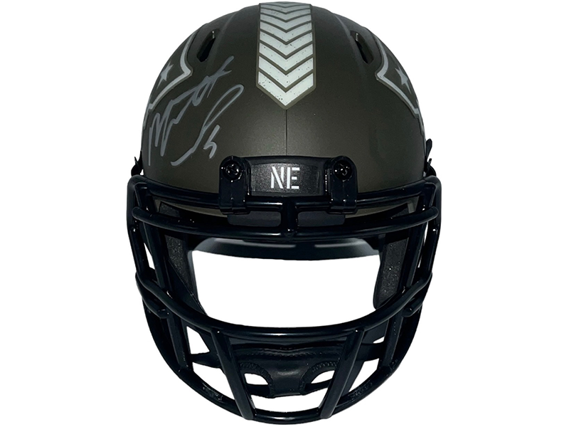 Matthew Judon Autographed New England Patriots Salute Mini Football Helmet JSA