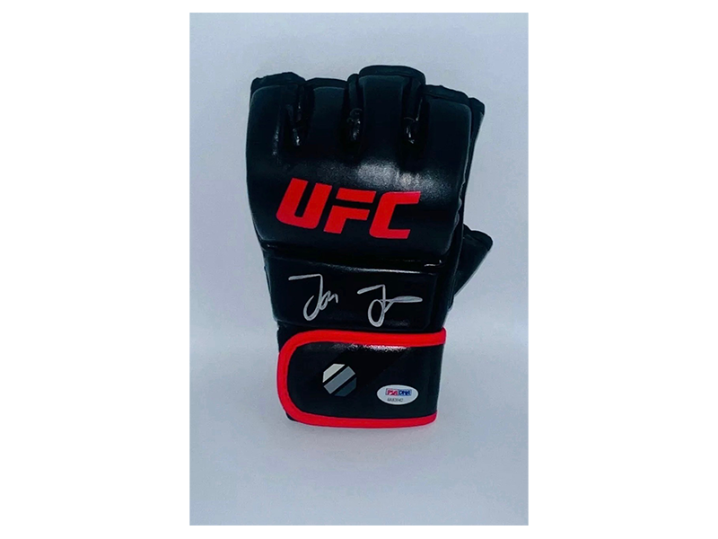 Jon “Bones”Jones Autographed UFC MMA Glove Black-Out (PSA)