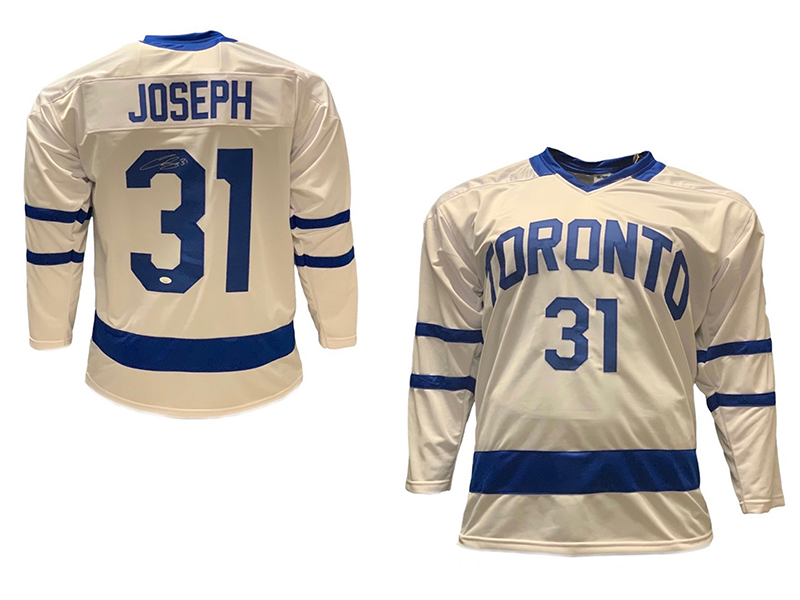 Curtis Joseph Autographed Pro Style Hockey Jersey White (JSA)