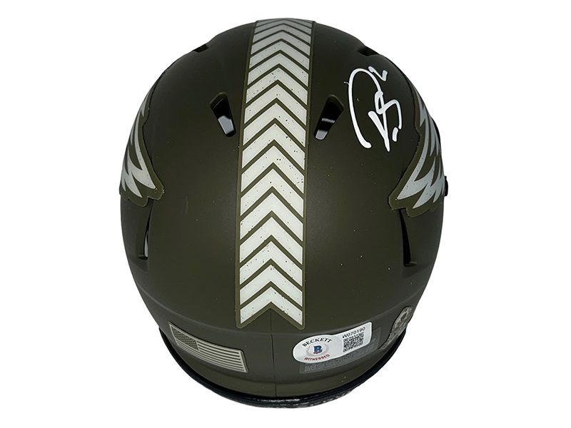 Darius Slay Jr Signed Philadelphia Eagles Salute to Service Mini Helmet Beckett