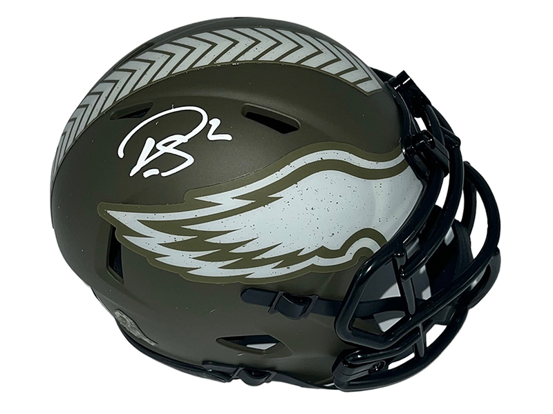 Darius Slay Jr Signed Philadelphia Eagles Salute to Service Mini Helmet Beckett