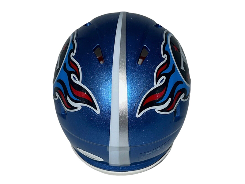 Jeffery Simmons Autographed Tennessee Titans Flash Mini Helmet (JSA)