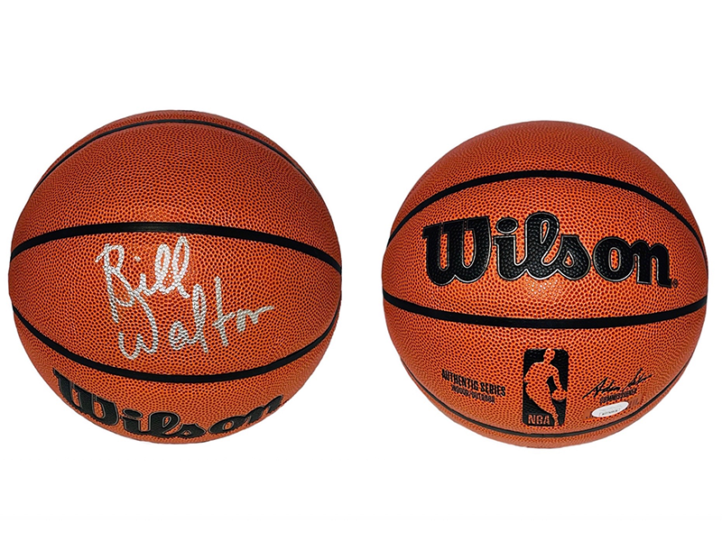 Bill Walton Autographed Spalding NBA basketball JSA