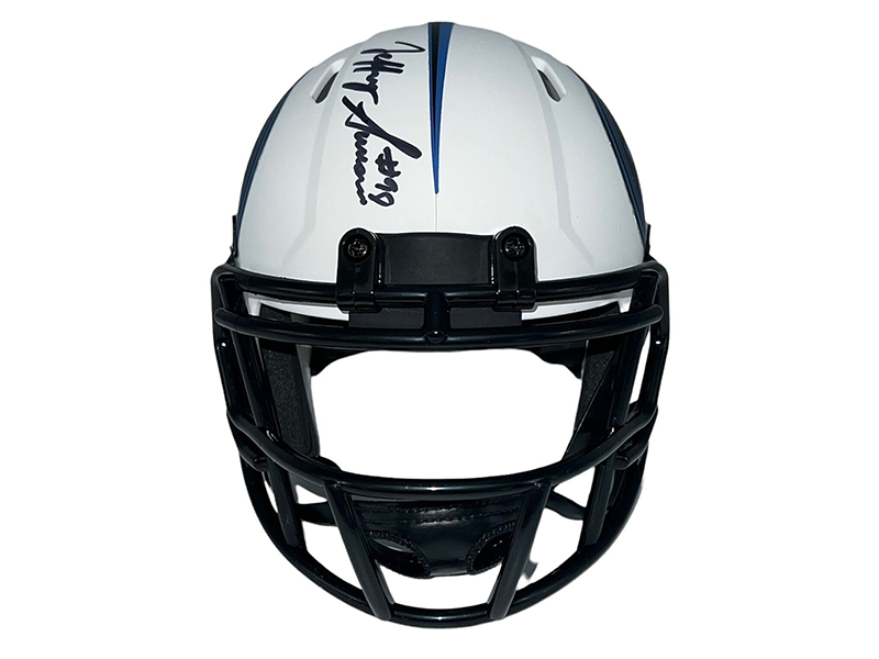 Jeffery Simmons Autographed Tennessee Titans Lunar Mini Helmet (JSA)