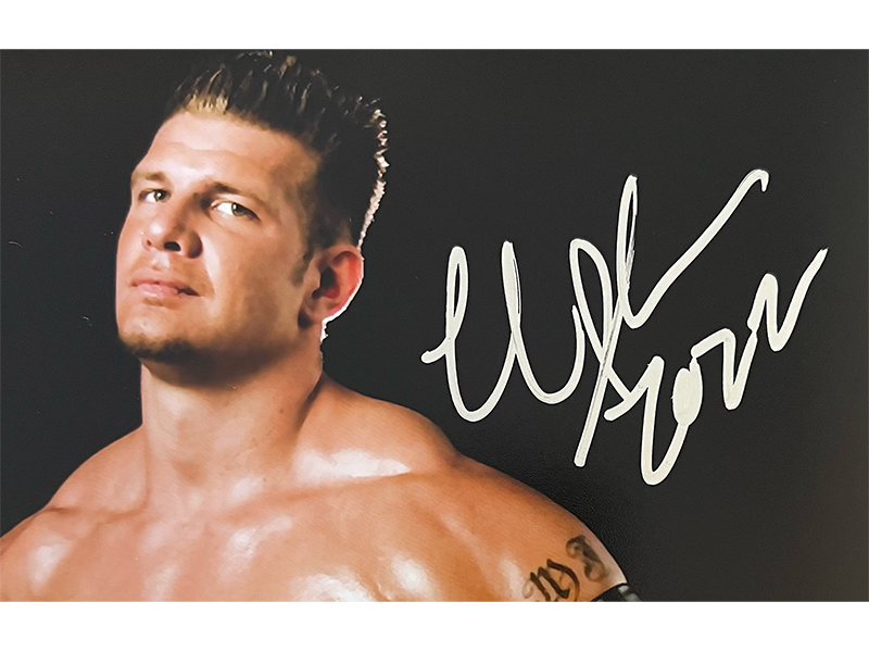 Mark Jindrak (Marco Corleone) Autographed WWE photo 10x8 JSA