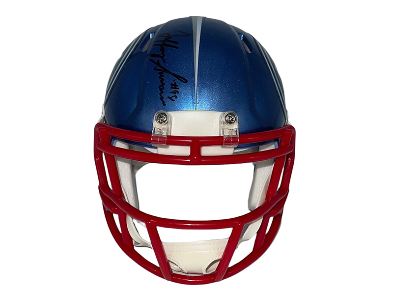 Jeffery Simmons Autographed Tennessee Titans Flash Mini Helmet (JSA)