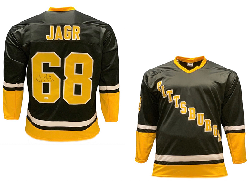 Jaromir Jagr Autographed Pro Style Hockey Jersey
