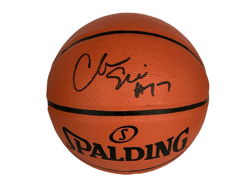 Mario Elie Autographed Spalding NBA Game Series Basketball (JSA)