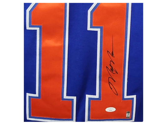 Phil Esposito Signed New York Blue Hockey Jersey (JSA)