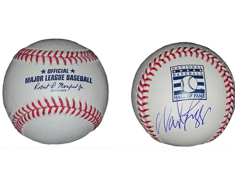 Wade Boggs Autographed Official Major League HOF Logo Baseball (JSA)