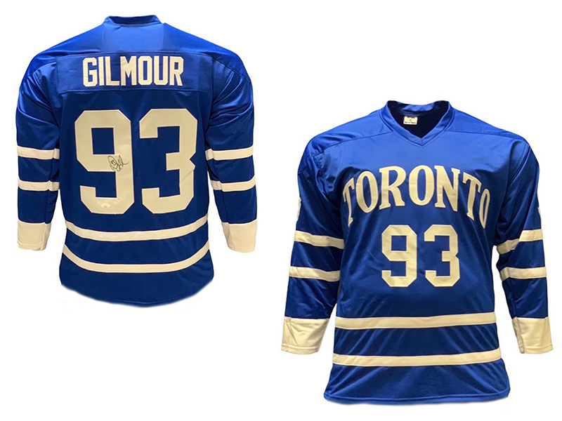 Doug Gilmour Autographed Toronto Pro Style Hockey Jersey Blue (JSA)