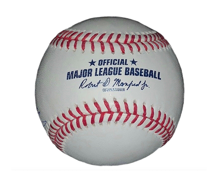 Wade Boggs Autographed Official Major League HOF Logo Baseball (JSA)