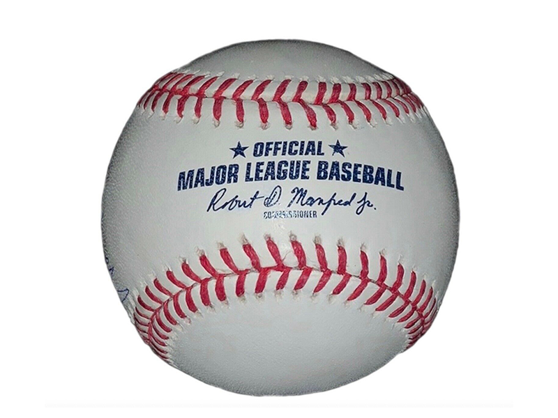 Wade Boggs Autographed Official Major League HOF Logo Baseball (JSA)