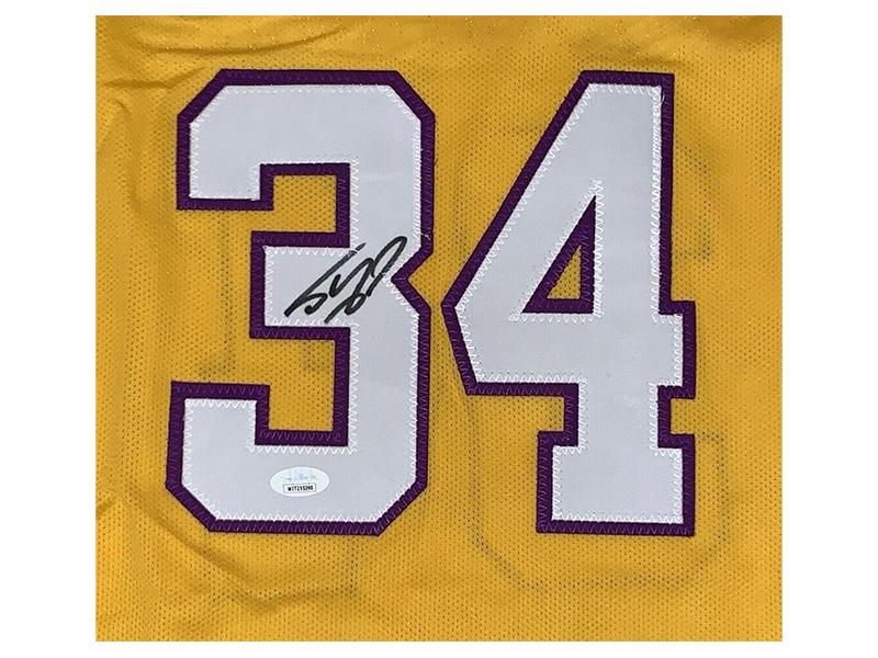 Shaquille O'Neal Autographed Basketball Jersey |  Signed JSA Jersey