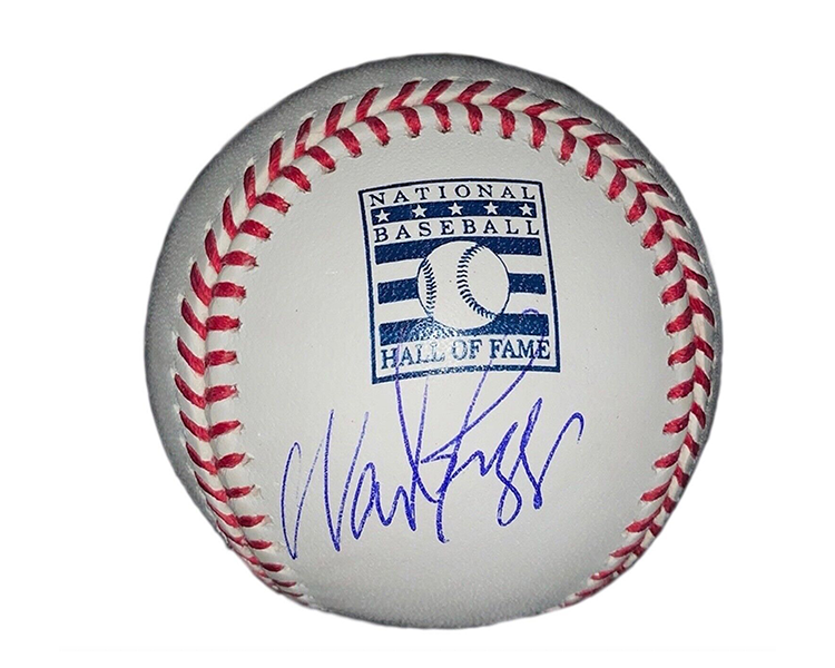 Wade Boggs Autographed Official Major League HOF Logo Baseball (JSA)