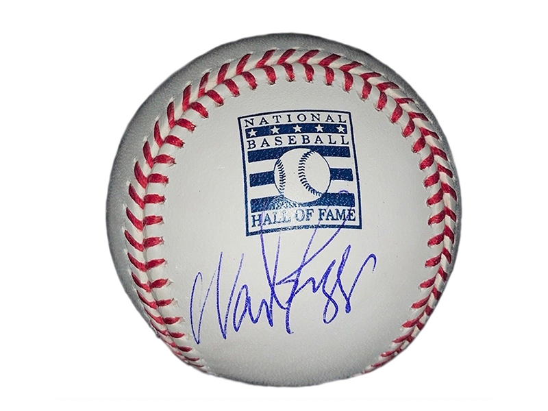 Wade Boggs Autographed Official Major League HOF Logo Baseball (JSA)