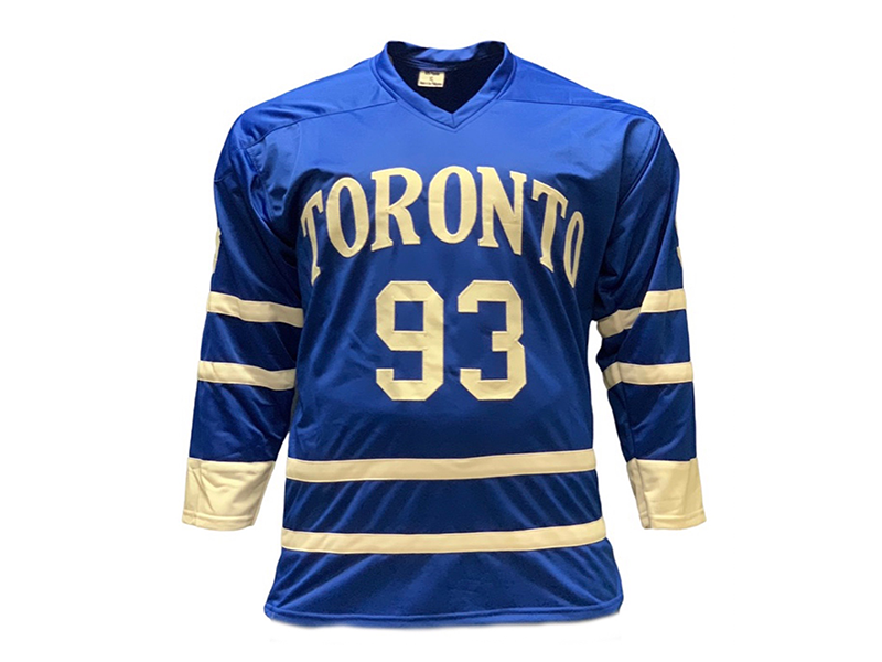 Doug Gilmour Autographed Toronto Pro Style Hockey Jersey Blue JSA