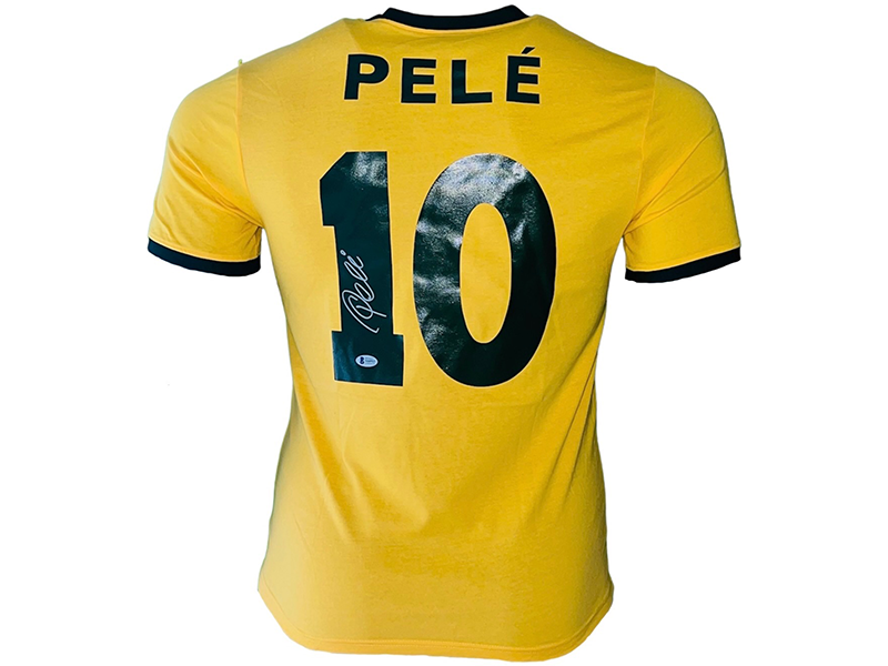 Pelé Brazil Authentic Autographed Signed Soccer Jersey Beckett
