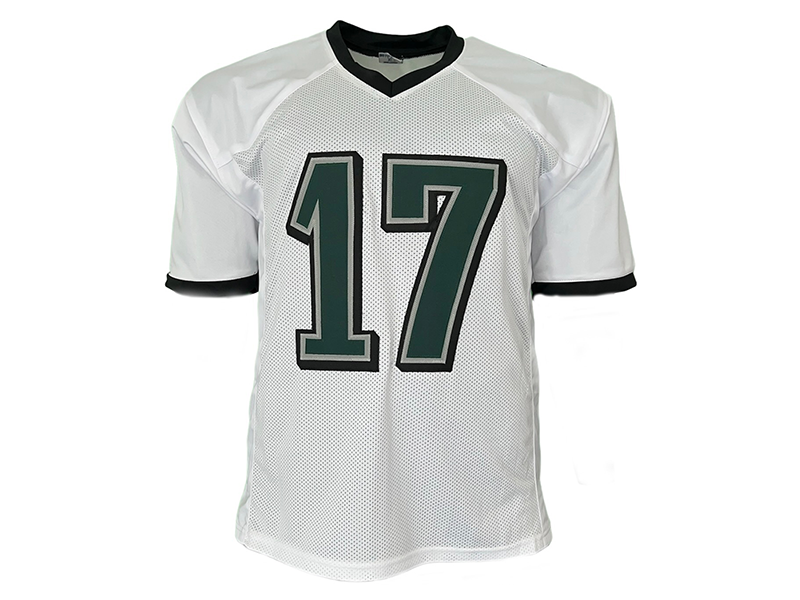 Nakobe Dean Autographed Philadelphia White Pro Style Football Jersey (JSA)