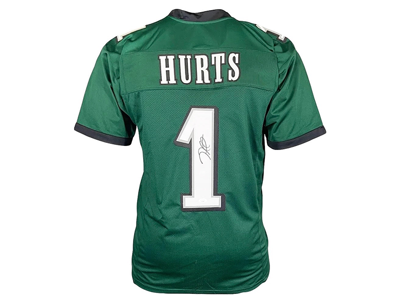 Jalen Hurts Autographed Philadelphia Custom Black Football Jersey